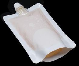 812cm 100ml 100pcs lot blanc vide vide dypack sperme sac sac buveur de rangement