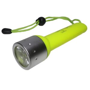818 lampe de poche pour la plongée 1 Mode 120 Lumen Q5 LED torche sous-marine avec jaune noir rouge bleu