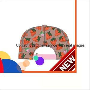 81strawberry Baseball Caps Man's Cotton Cactus Classic Letter Ball Gaps Summer Women Sun Hats Outdoor Snapback Snapback Cap Girl's Cute Visor112283