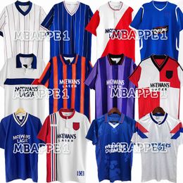 82 83 84 87 88 LADURRUB RETRO MENS MAISTRES SOCCER ALBERTZ KENT 92 93 94 95 96 97 99 STEWART GASCOIGNE MCCOIST FERGUSON HOME BLUE AWAT FOOTBALL Shirt Glasgow Rangers