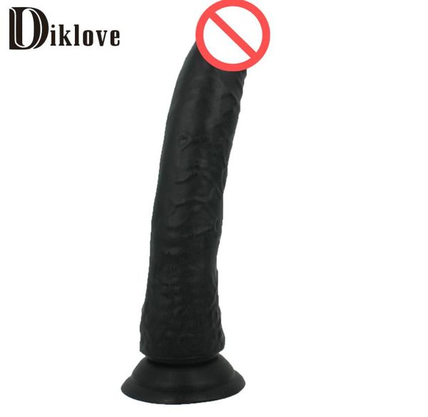 Consolador negro grande de 82 pulgadas de largo, polla Dongssex, pene realista, juguetes sexuales para mujer, productos sexuales 4470473