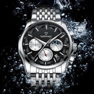 82 Mark Huafei 2021 Nieuwe herenbedrijf Volledig automatisch waterdichte quartz Watch Live Broadcast 16