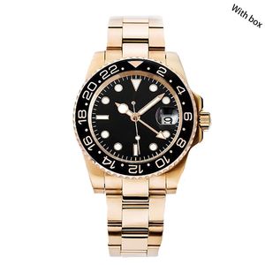 8215 Movimiento mejorado Relojes mecánicos automáticos para hombre 40 mm Acero inoxidable completo Luminoso Impermeable Reloj de alta calidad Estilo de parejas Relojes de pulsera clásicos