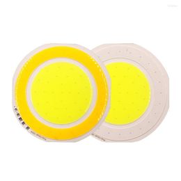 82 mm ronde bicolor cob led lamp dc12v chip blauw wit geel tweekleurige lampje voor autodecoratie verlichting diy