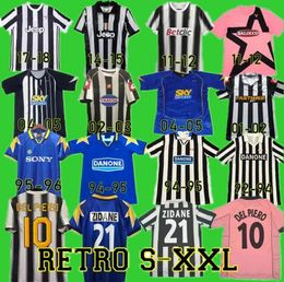 84 85 91 Del Piero ZIDANE Davids maillot de football rétro maison maillot de football Vintage Classic 84 85 Platini Briaschi Boniek Rossi Tardelli Maglia da calcio 90 04 05 11 12 14 15