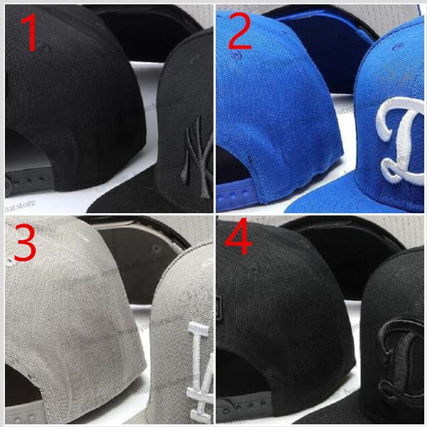 84 colores Sombreros Snapback de béisbol para hombres Azul real Hip Hop Marrón SD 