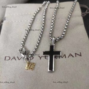 842 DY Twisted Vintage band ontwerper David Yurma ketting sieraden voor vrouwen mannen met diamant Sterling zilveren zonnebloem luxe vergulding verloving edelsteen cadeau