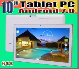 848 Collectie 10 Inch Tablet PC MTK6582 Octa Core Android 60 Tablet 4GB RAM 64GB ROM 5mp IPS Scherm GPS 3G telefoon Tabletten E10PB9064255