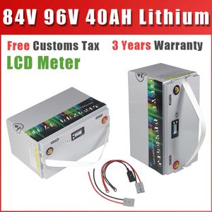 84V 96V 20AH 30AH 40AH batterie Lithium-ion Scooter électrique moto Tricycle IP68 batterie étanche