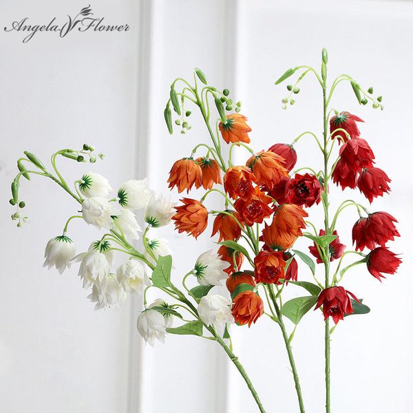 Orchidée phénix artificielle, branche haute de 85 CM, fleur artificielle, décoration de la maison, salon, sol, matériel d'arrangement floral pour mariage