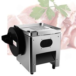 850W Desktop di Alta Qualità Macchina di Taglio di Carne di Maiale Manzo Affettatrice Elettrica Tagliatrice di Carne A Dadini Macchina di Taglio di Verdure