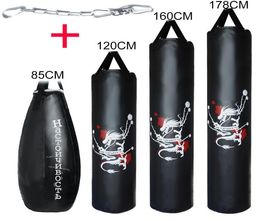 85120160cm Bolsa de arena Bolsa de boxeo vacía Bolsa de kick Boxing Entrenamiento de deportes de interior Muai Thai mma T1912305536927