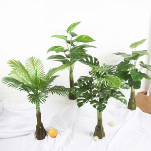 85 cm grote tropische palmboom kunstmatige monstera planten plastic groene schildpad bladeren nep potten gebladerte voor bruiloft kerst