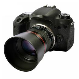 85mm F1.8 Medium Tele Handmatige Focus Full Frame Portretlens voor Canon EOS Rebel T8i T7i T7 T6 T3i T2i 4000D 2000D 1300D 850D 800D 600D 550D 90D 80D 77D 70D 50D 6D 5D enz