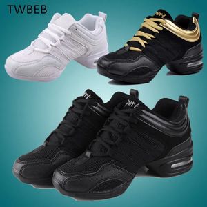 866 Mujer de baile Latín Latín Agradable Bail Bail Dancing Jazz Mujeres zapatos Bottle Bottom Sneakers Femenino 240125