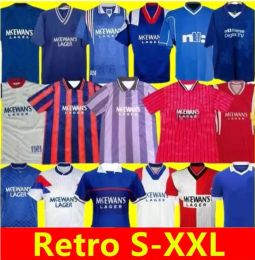 87 90 92 93 94 95 96 97 99 01 08 Glasgow Rangers fc Retro voetbalshirts 20/21 GERRARD GASCOIGNE LAUDRUP gerrard MCCOIST voetbal Uniformen 666