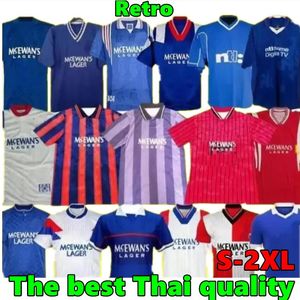 87 90 92 93 94 95 96 97 99 01 08 Maillots de football Glasgow Rangers fc Retro 20/21 GERRARD GASCOIGNE LAUDRUP gerrard MCCOIST Uniformes de football