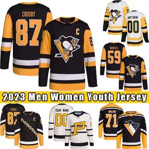 # 87 Sidney Crosby Pittsburgh Hockey Jersey Penguins Jersey Winter Classic Guentzel Malkin Erik Karlsson Sidney Crosby Reilly Smith Kris Letang Jeff Petry Jerseys
