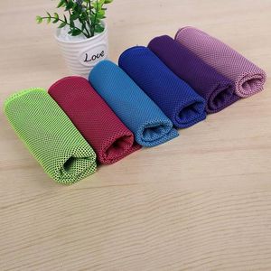 88*33cm serviettes glacées multifonctionnelles refroidissement été insolation sport exercice séchage rapide serviette douce et respirante