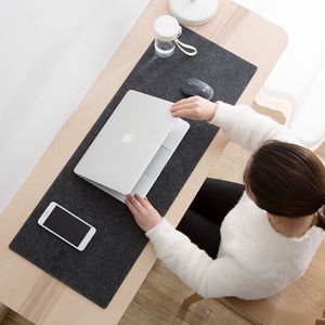 88*33cm Office Computer Desk Mat Table Keyboard Big Mouse Pad Wool Felt Laptop Cushion Desk Non-slip Mat Gamer Mousepad Mat