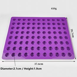 88 holtes mini ronde kolom mini kaas cakes siliconenvormen diy fondant chocolade gebak Truffel gelei snoepjes bakken ijsvormen