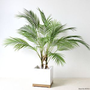 Feuille de palmier artificielle verte 88 CM, plantes en plastique, décorations de jardin pour la maison, arbre Tropical Scutellaria, fausses plantes