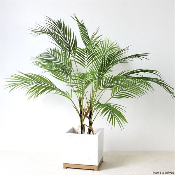 Feuille de palmier artificielle verte 88 CM, plantes en plastique, décorations de jardin pour la maison, arbre Tropical Scutellaria, fausses plantes 272m