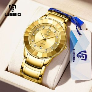 88 Liebig Business Quartz Fashion Light Luxury Steel Band Calendar Men's Watch 33