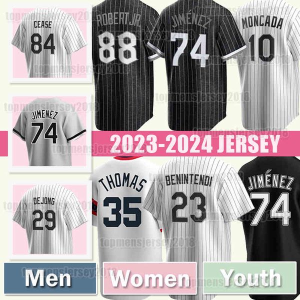 74 Eloy Jimenez Jersey Luis Robert Jr. Baseball Frank Thomas Andrew Benintendi Chicagos Yoan Moncada Paul DeJong Dylan Cease White Sox Max Stassi 8 Nicky Lopez Tim Hill