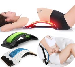 88 massagepunten Rugmassageapparaat Brancard Lendensteun voor de wervelkolom Chiropractor Massage Mate Ontspanning Fitness Stretchtool Pijn Reli2675135