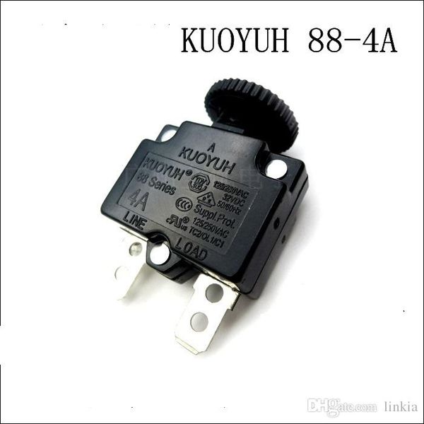 88 Dispinés de circuit de la série 4A Interrupteur de surcharge de protection sur surintensité Taiwan Kuoyuh