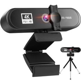 8802 1K 2K 4K Webcam Conferentie PC Webcams Autofocus USB Webcamera Laptop Desktop voor Kantoor Vergadering Thuis Met MICROFOON 1080P Full HD Webcam