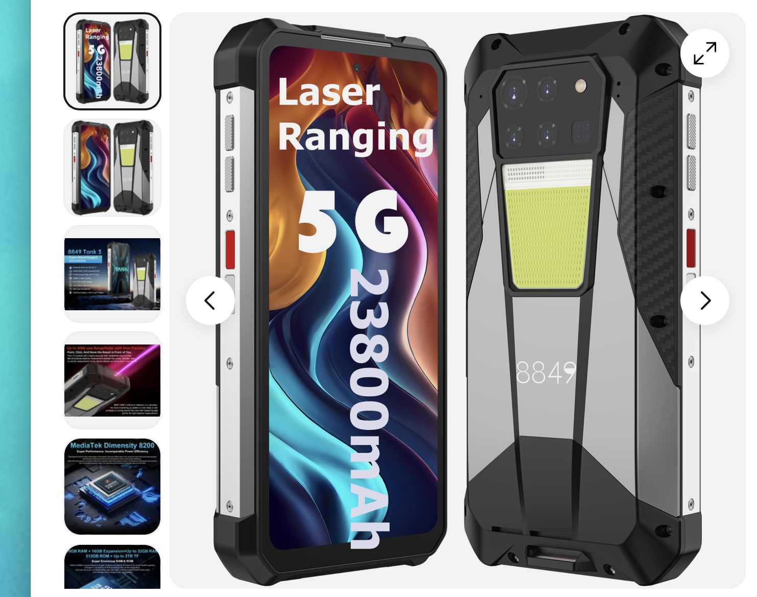 8849 Tank 3 Smartphone robuste 5G 6,79 