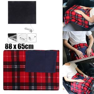 88x65cm USB Couverture chauffée électrique Hiver Blanchette chaude Chauffeur de genou PADE à l'épreuve du genou Portable 5V pour Utilisation à domicile