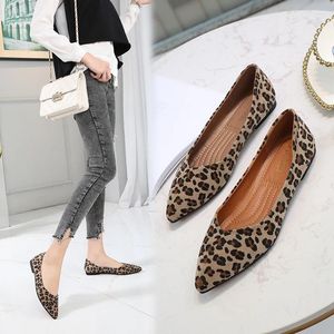 894 pour les femmes chaussures décontractées plate sexy léopard