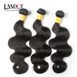 9A Grade Maleisische Body Wave Virgin Menselijk Haar Weave Bundels 3 stks Onverwerkte Maleisische Remy Hair Extensions Zacht Volledige Tangle Gratis Kleur 1b