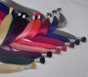 8A Italie Glue 1GS 100GLOT PRÉBODED FUSION ITIP Hair Extension 16quot24quot non-raigneur humain raide brésilien humain 5133939