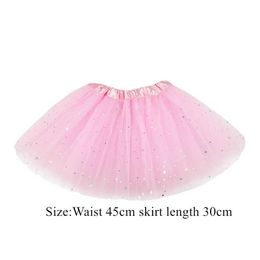 8BE4 TUTU ROBE GIRLES ENFANTS 3 couches de tutu jupe de ballet de danse robe de danse jumeau fantaisie D240507