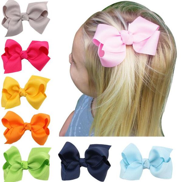 8 cm filles fleur papillon noeud épingle à cheveux bébé couleur unie bébé pinces à cheveux arcs mignon enfants coiffure fleur mignon cheveux accessoires barrettes cadeau accessoires