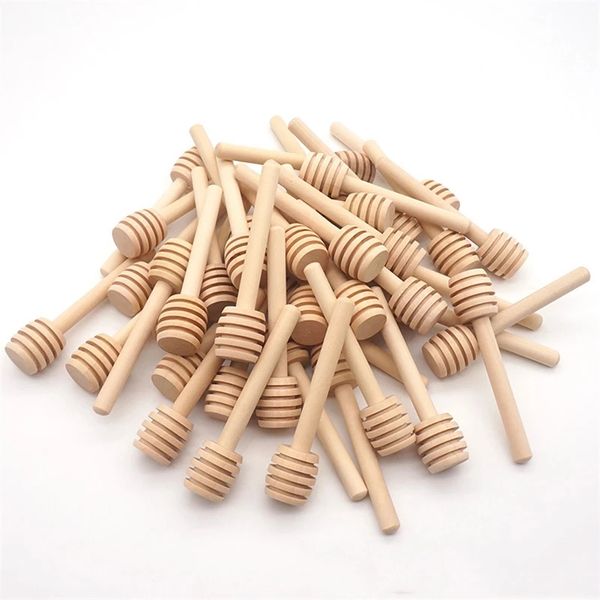 8 cm Honey Dipper Sticks mini palito de madera para miel Honey Dippers Vajilla portátil de 3 pulgadas Bonito regalo para familiares, amigos y colegas