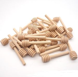 8cm lange mini houten honing stick Honey Dippers Party Supply Lepel Honey-Kitchen Jar Sticks SN6087