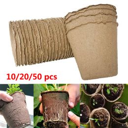 8 cm Paper Paper Nursery tasse de maison biodégradable Vegs cultiver en pot plantation pour les outils de jardinage à domicile Cultivation