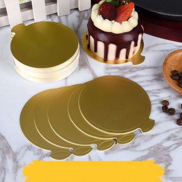 8cm rond gâteau conseil Mousse Pad carte Dessert cuisson pâtisserie affichage plateauv pour mariage fête d'anniversaire décor gâteau outils