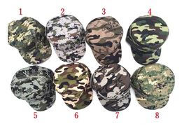 8Color Men and Women Safe Fashion Camouflage Baseball Cap Zonnebril Ladies Men039S Uniformen Cap Hat M0055024015