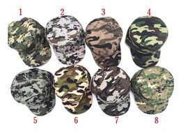 8Color Men and Women Safe Fashion Camouflage Baseball Cap Zonnebrillen Ladies Men039S Uniformen Cap Hat M0056882163