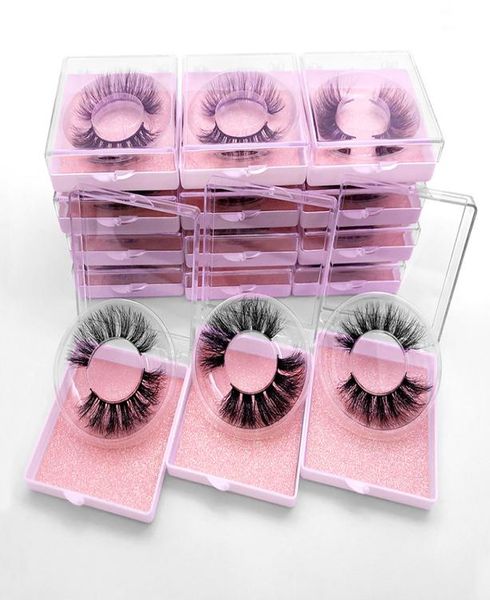 8 cils de vison croisés doux vrais cils 3d faux cils dramatiques vaporeux faux cils maquillage cilios faux cils 3441725