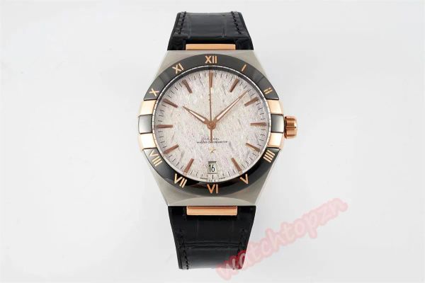 8F Montre de Luxe diamètre 41 mm avec mouvement 8906 boîtier en verre saphir miroir boîtier en caoutchouc antibactérien bracelet en caoutchouc montre pour homme