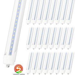 8ft LED T8 buislichten 45W R17D FA8 enkele pin G13 Roteerbare LED-buizen Lichtbollen SMD 2835 LED-fluorescerende buislampen AC85-265V