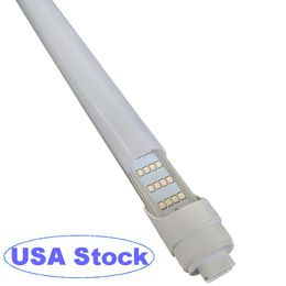 8FT Ampoule LED 8FT Shop Light R17D 8 Pieds LEDBulbs 6500K 144W 18000LM 8Foot Shops Lights T8/T10/T12 Led Tube Lighting Remplacement, Dual-End Powered Ballast Bypass oemled