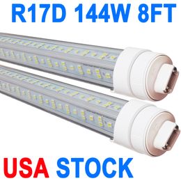 8Ft Led Winkelverlichting Armatuur, 8 Voet 144W 8' Garage Licht 96'' T8 Geïntegreerde LED Buis, Koppelbare Lampen Garage Magazijn, Plug en Play voor Magazijn Garagekast crestech